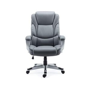 staples 2712527 mcallum bonded leather managers chair gray