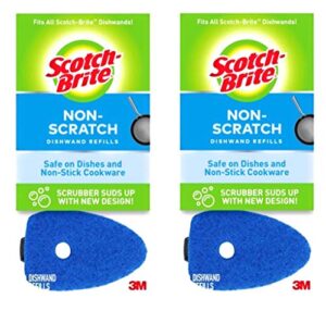 multi purpose non scratch dish wand refills by scotch brite blue 6 pack