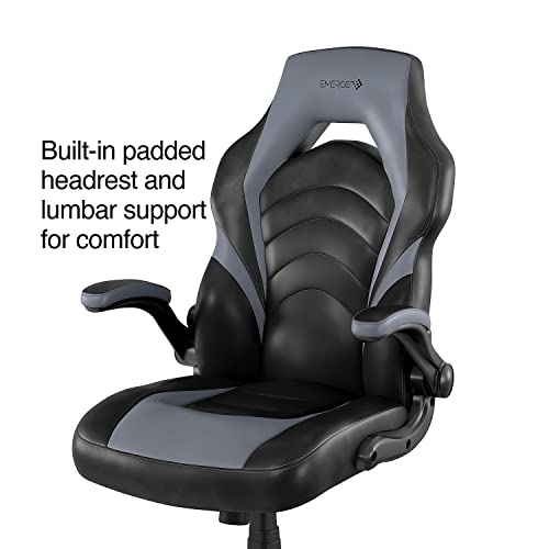 STAPLES 2829477 Gaming Chair Black and Grey