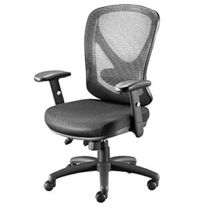 staples carder mesh office chair (black, sold as 1 each) – adjustable office chair with breathable mesh material, provides lumbar, arm and head support, perfect desk chair for the modern office
