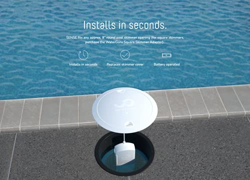 WaterGuru Sense Smart Pool Monitoring System | Chlorine & pH Pool Water Testing Smart Device