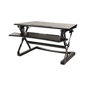 Staples 2452742 Sit to Stand Adjustable Desk Riser 35-Inch