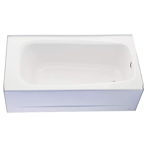 American Standard 2461002.011 Cambridge Apron-Front Americast Soaking Bathtub Right Hand Drain, 5 ft x 32 in, Arctic