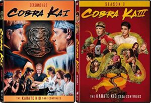 cobra kai seasons 1 & 2 / cobra kai season 3 (complete seasons 1-3 dvd 2-pack)