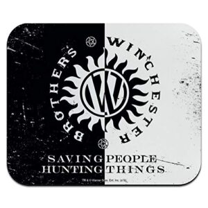 supernatural brother low profile thin mouse pad mousepad