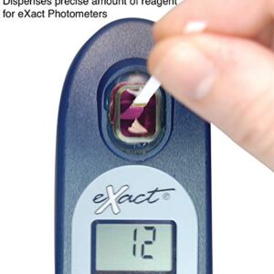 ITS 486201-KM Pool Exact EZ Photometer Master Pool Test Kit | 10 Parameters - F/C/T Chlorine, pH, Alkalinity, Calcium, Cyanuric, Copper, Salt, & Phosphate | 25 Tests All Parameters | NSF Certified