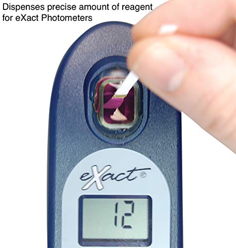ITS 486201-KM Pool Exact EZ Photometer Master Pool Test Kit | 10 Parameters - F/C/T Chlorine, pH, Alkalinity, Calcium, Cyanuric, Copper, Salt, & Phosphate | 25 Tests All Parameters | NSF Certified