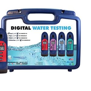 ITS 486201-KM Pool Exact EZ Photometer Master Pool Test Kit | 10 Parameters - F/C/T Chlorine, pH, Alkalinity, Calcium, Cyanuric, Copper, Salt, & Phosphate | 25 Tests All Parameters | NSF Certified