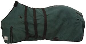 tough 1 storm-buster belly-wrap blanket, hunter green, 75-inch