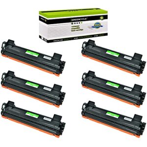 greencycle tn1000 toner replacement compatible for brother tn-1000 cartridge hl-1110/1111/1112 mfc-1810/1815/1910w dcp-1510/1512 printer(6 black)