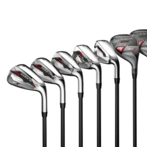 Cobra Golf 2022 Air X Iron Combo Set (Men's, Right Hand, Cobra Ultralite, Reg Flex, 4-PW),Chrome-Red