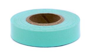 chromalabel 0.50 inch clean remove color code tape, 500 inch roll, aqua