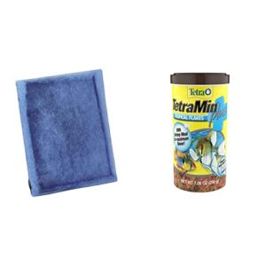 aqua-tech ez-change aquarium filter cartridge (ez #3-6 pack) & tetramin plus tropical flakes, cleaner and clearer water formula