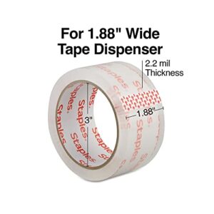 Staples 425575 Lightweight Moving & Storage Pking Tape 1.88-Inch X 54.6 Yds Clear 36/Rl