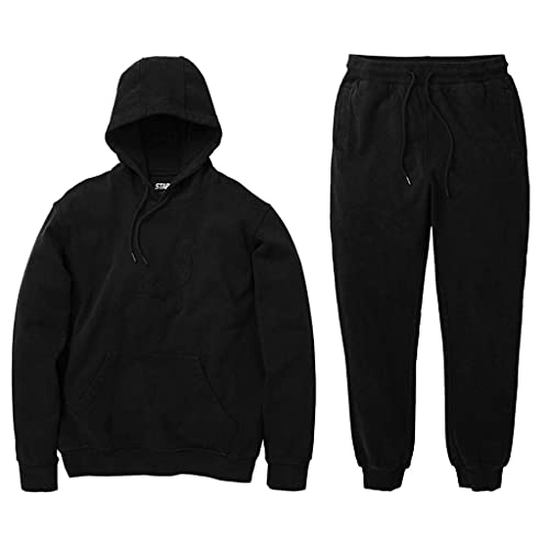 Staple Pigeon Garment Wash Pigeon Tracksuit Black (3X-Large, 3x_l)