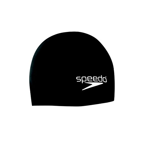 Speedo Elastomeric Solid Silicone Cap - Black 7510192-001