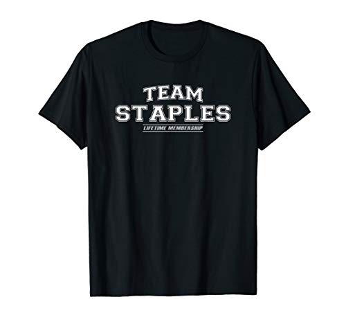 Team Staples | Proud Family Surname, Last Name Gift T-Shirt