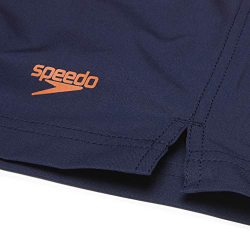 Speedo Men's Standard Swim Trunk Mid Length Redondo Stripe, Turkish Sea Block, Medium