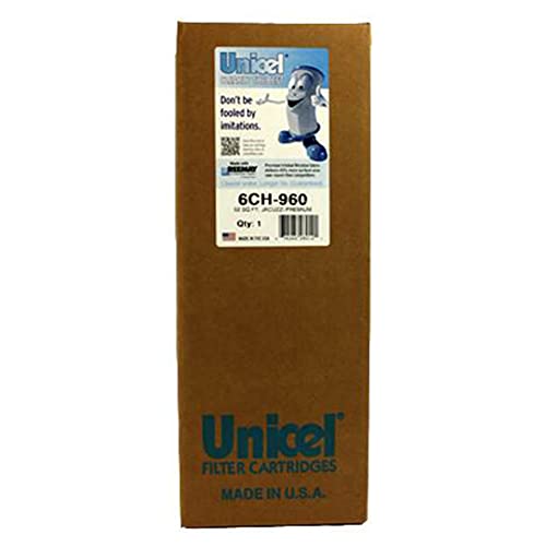 Unicel 4 6CH-960 Premium Replacement Pool Spa Filter Cartridges 6540-476