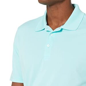 Amazon Essentials Men's Regular-Fit Quick-Dry Golf Polo Shirt (Available in Big & Tall), Aqua Blue, Medium