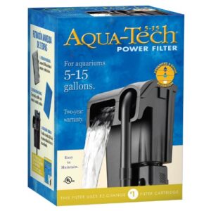 aqua-tech power aquarium filter, 5 to 15-gallon aquariums