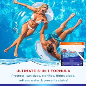 HTH 42044 Ultimate 3-inch Chlorinating Tablets Swimming Pool Chlorine, 8 lbs