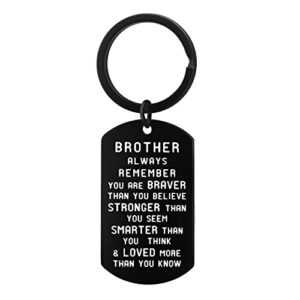 nzztont brother birthday gifts best brother gifts from sister brother inspirational graduation gift for brother friends christmas gift brother keychain gift