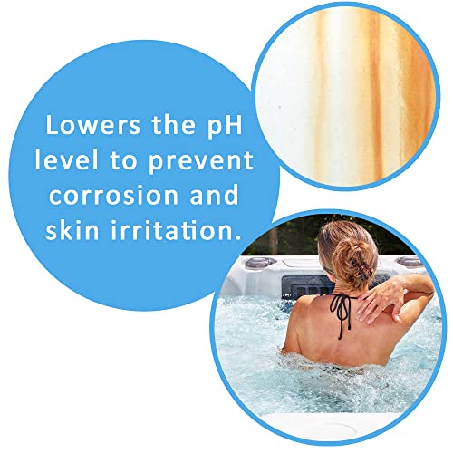 Puri Tech Spa pH Down 6 Pack Lowers pH and Total Alkalinity Increasing Sanitizer Effectiveness in Spa Water 1.5lbs