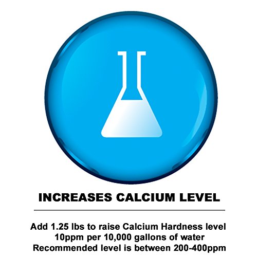 Puri Tech Pool Chemicals 50 lb Calcium Hardness Increaser Plus for Swimming Pools & Spas Increases Calcium Hardness Levels Prevents Surface Staining