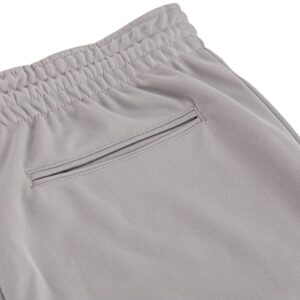 CHAMPRO Standard Performance Polyester Pull-up Baseball Pants, Grey, Small
