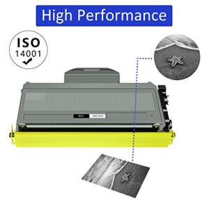 KCMYTONER High Yield Compatible Toner Cartridge Replacement for Brother TN360 TN-360 TN330 TN-330 Work with DCP-7045N DCP-7040 DCP-7030 MFC-7840W HL-2140 MFC-7440N HL-2170W HL-2150N - Black 1 Pack