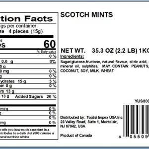 Yupik Mints, Scotch, 2.2 lb