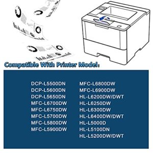 MaxColor 2 Pack(1 Toner+1 Drum) Compatible TN820 Toner Cartridge DR820 Drum Unit Replacement for Brother DCP-L5500DN L5650DN MFC-L6700DW HL-L6250DW L5000D Printer Toner Cartridge