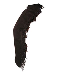 tough1 suede equitation chaps x-small black