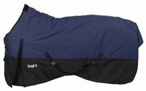 tough 1 600 denier waterproof horse sheet, navy blue, 72-inch