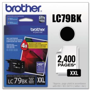 brother – lc79bk (lc-79bk) innobella super high-yield inks_tray, 2,400 page-yield, black lc79bk (dmi ea