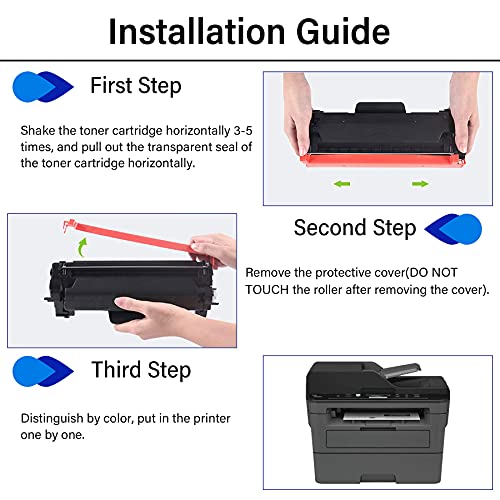 Hydr (Black,2-Pack) Compatible TN-760 High Yield Toner Cartridge Replacement for Brother TN760 HL-L2350DW HL-L2370DW/DWXL MFC-L2750DW MFC-L2750DWXL DCP-L2550DW MFC-L2710DW Printer