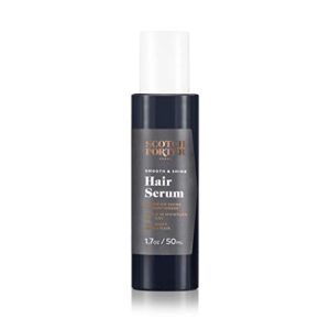 scotch porter smooth & shine hair serum for men | seals in moisture, detangles & prevents frizz | formulated with non-toxic ingredients, free of parabens, sulfates & silicones | vegan | 1.7oz bottle