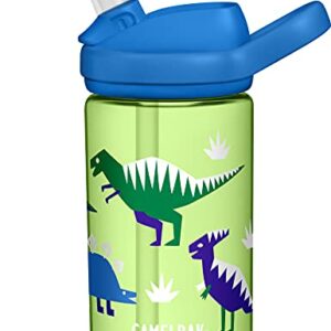 CamelBak Eddy+ Kids BPA-Free Water Bottle with Straw, 14oz, green, Model Number: 2282301040