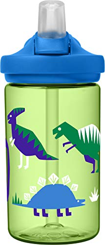CamelBak Eddy+ Kids BPA-Free Water Bottle with Straw, 14oz, green, Model Number: 2282301040