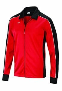 speedo men’s jacket full zip collard streamline team warm up