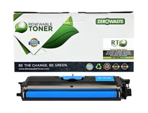 renewable toner compatible toner cartridge replacement for brother tn210 tn-210c dcp-9010 mfc-9010 9120 9125 9320 9325 hl-3040 3045 3070 3075 (cyan)