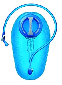 camelbak crux 2-liter water reservoir – hydration bladder – faster water flow rate – leak-proof water bladder – ergonomic shape – big bite valve – bpa- – 70 ounces, blue