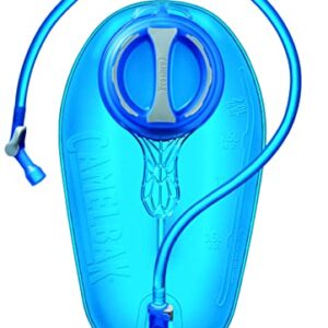 CamelBak Crux 2-Liter Water Reservoir - Hydration Bladder - Faster Water Flow Rate - Leak-Proof Water Bladder - Ergonomic Shape - Big Bite Valve - BPA- - 70 Ounces, Blue