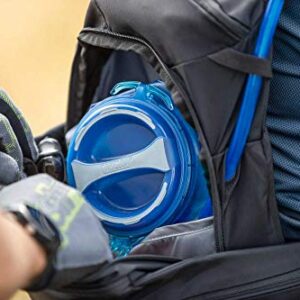 CamelBak Crux 2-Liter Water Reservoir - Hydration Bladder - Faster Water Flow Rate - Leak-Proof Water Bladder - Ergonomic Shape - Big Bite Valve - BPA- - 70 Ounces, Blue