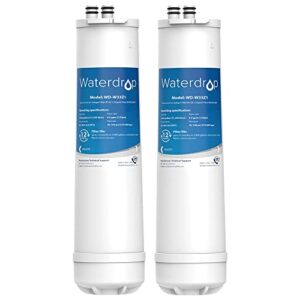 waterdrop rc 1 ez-change, wfqtc30001, wfqtc70001 basic water filtration replacement, replacement for culligan ic-ez-1, us-ez-1, rv-ez-1, brita usf-201, usf-202, dupont, 3k gallons (pack of 2)