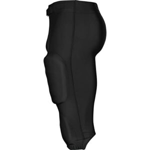 CHAMPRO Standard Blocker Traditional Adult Football Game Pants, Black, Small