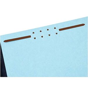 Staples 384870 Pressboard Classification Folders Legal Size Blue 25/Box (61552S)