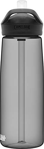 CamelBak eddy+ Water Bottle with Tritan Renew – Straw Top 25oz, Charcoal