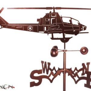 SWEN Products Hand Made Cobra Helicopter Weathervane ~New~